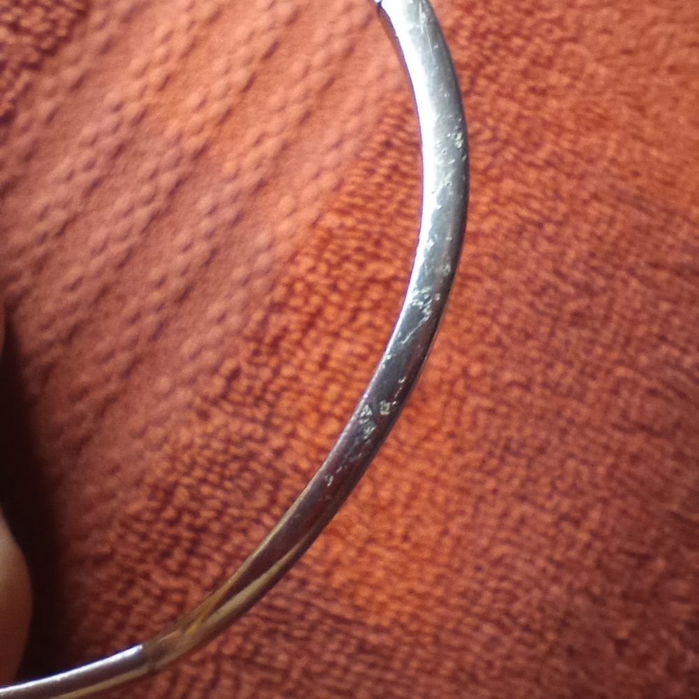 Pandora Wishbone Hinged 925 ALE Bangle Bracelet - Picture 7 of 8